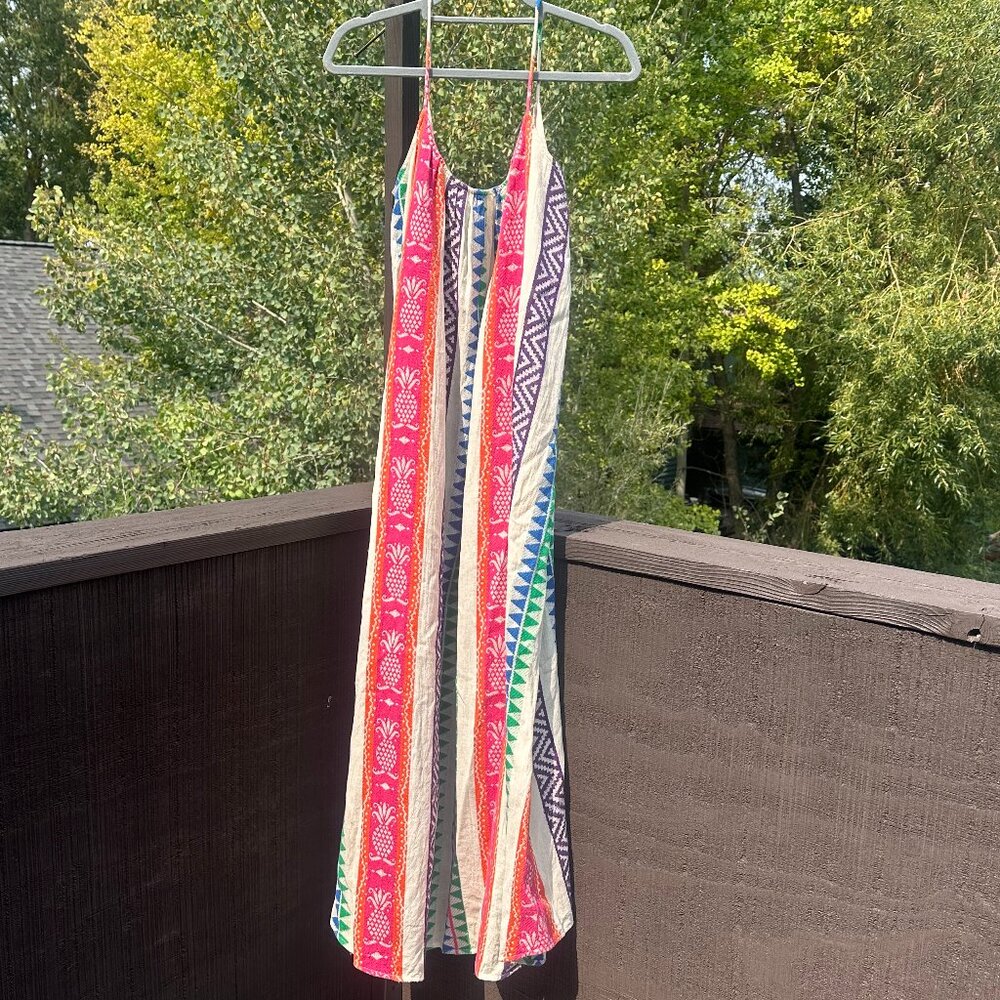 En Creme Guatemalan style dress, Size S